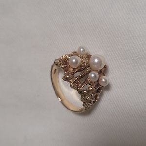 VINTAGE Heavy 1960s Retro 14k